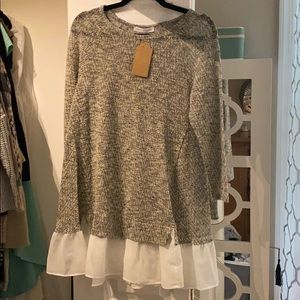 Chris & Carol The Robin LongSleeve Layered Sweater